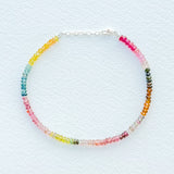 Medium Ombre Multicolor Tourmaline Bracelet