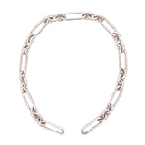 Claspless Multi-Link Chunky Paperclip Chain Bracelet
