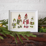 Embroidered Card (North Pole Pals)
