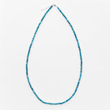 Tiny Round Ombre Dark Teal Apatite Strand