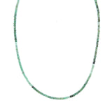 Tiny Round Ombre Emerald Strand