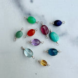 Oval Gemstone Connector
