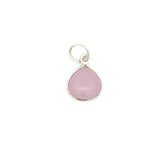 Channel Set Heart Shape Pendant