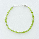 Small Peridot Bracelet