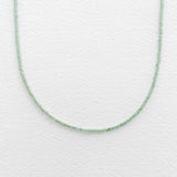 Tiny Round Peridot Strand