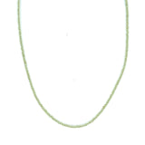 Tiny Round Peridot Strand