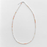 Tiny Round Pink Opal Strand