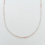 Tiny Round Pink Opal Strand