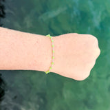 Prehnite Chain Bracelet