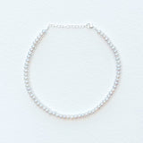 Small Round White Pearl Bracelet