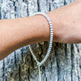 Small Round White Pearl Bracelet