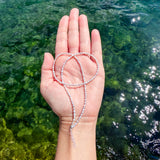 Tiny Gray Rice Shape Pearl Strand
