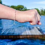 Rice Pearl Chain Bracelet