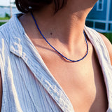 Tiny Round Lapis Strand