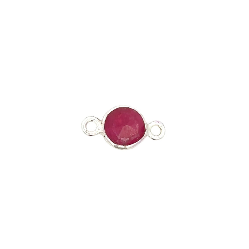 Small Round Channel Set Ruby Connector