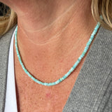 Small Peruvian Blue Opal Strand