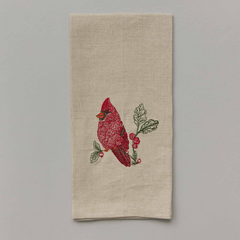Tea Towel (Red Cardinal)