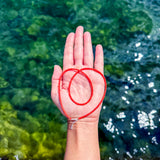 Tiny Round Italian Coral Strand