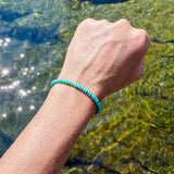 Medium Green Turquoise Bracelet