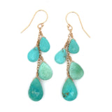 Turquoise Cascade Earrings