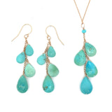 Turquoise Cascade Earrings