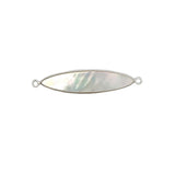 Surfboard Shape Channel Set Mother of Pearl Connector