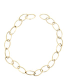 Claspless Wide Oval Cable Chain Bracelet
