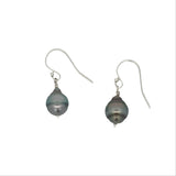 Small Gray Tahitian Pearl Earrings