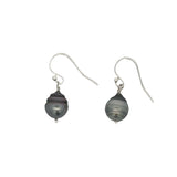 Small Gray Tahitian Pearl Earrings