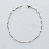 Rice Pearl Chain Bracelet