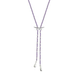 Signature Cleat Gemstone Bolo Necklace