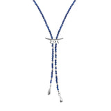 Signature Cleat Gemstone Bolo Necklace