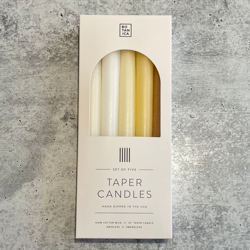 Neutral Tapered Candles