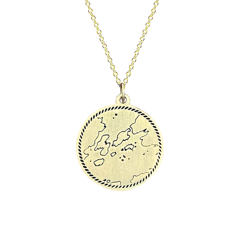 Friendship Islands Chart Necklace