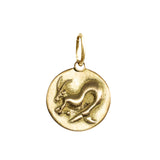 Capricorn Zodiac Charm in 18K Gold