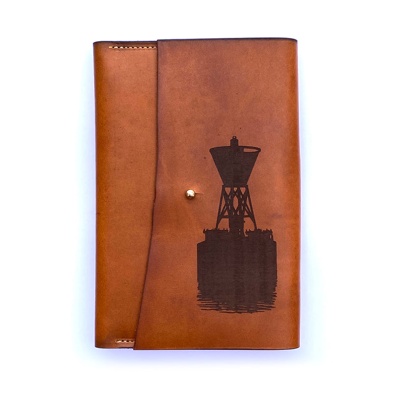 Channel Marker Leather Journal