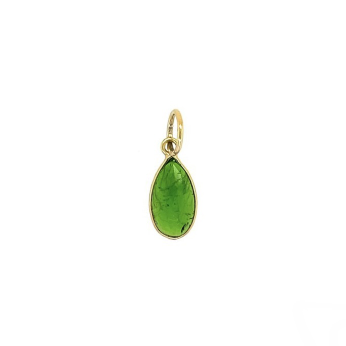 Channel Set Chrome Diopside Pendant