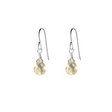 Single Drop Gemstone Earrings (Pear Shape)