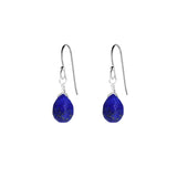Single Drop Gemstone Earrings (Pear Shape)