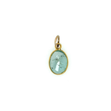 Channel Set Emerald Pendant