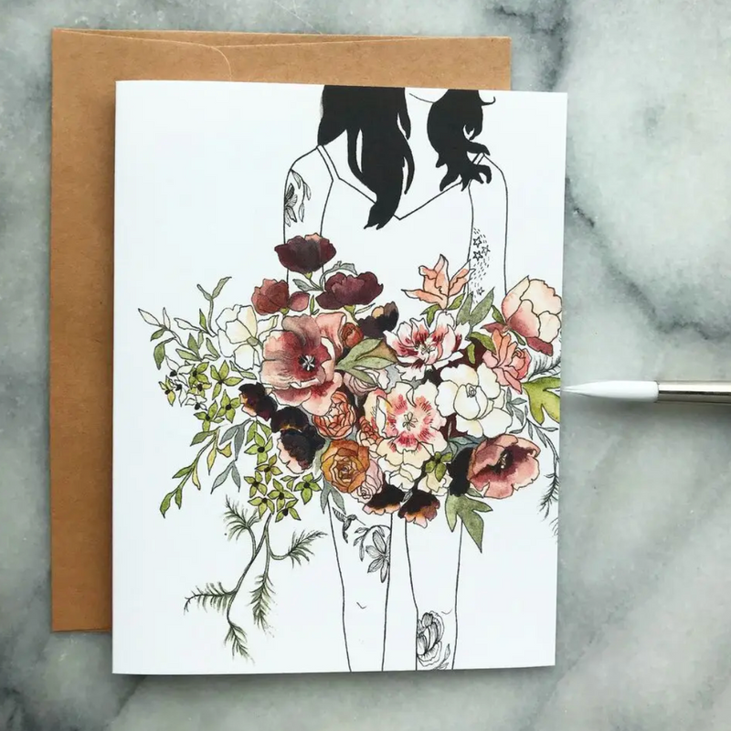 Greeting Card (Florence and the Wildflowers Watercolor)