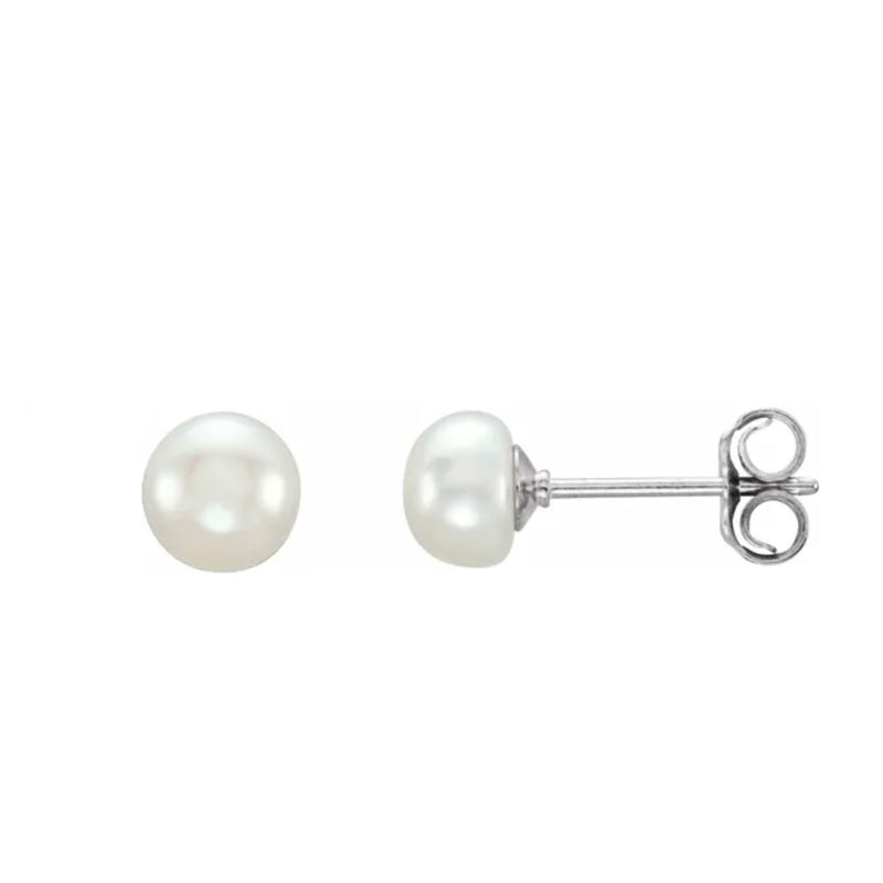 Freshwater Pearl Stud Earrings