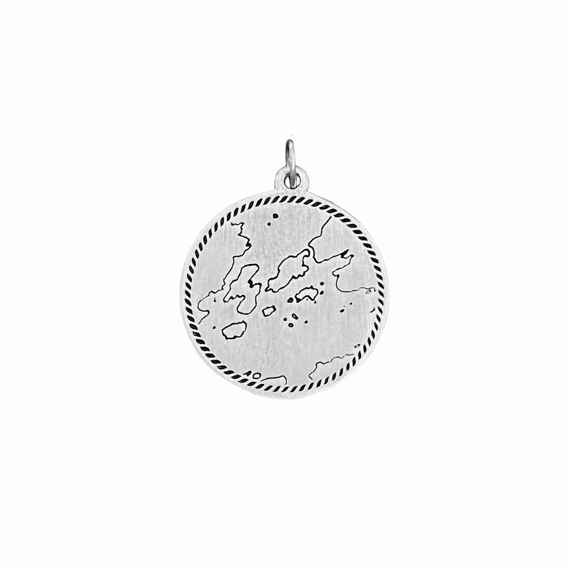 Friendship Islands Chart Pendant