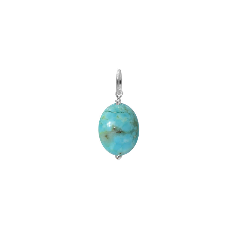 Gemstone Charm (Oval)