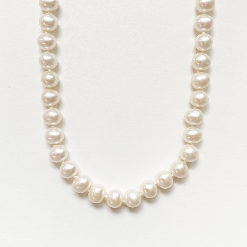 Hand-Knotted Pearl Necklace