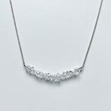 Herkimer Diamond Bar Necklace