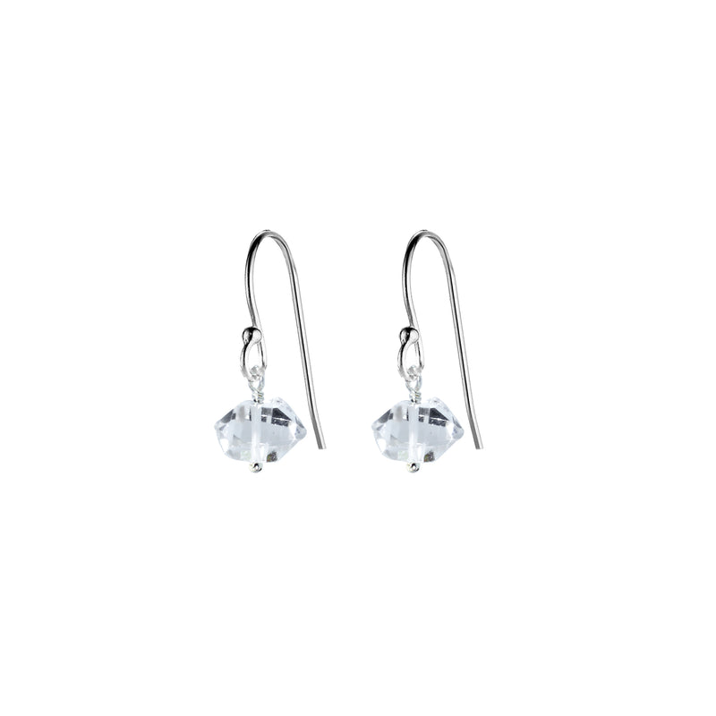 Herkimer Diamond Single Drop Earrings