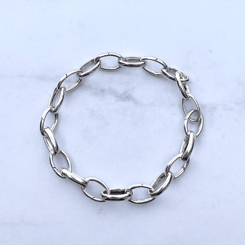 Hinge Link Charm Bracelet – The Golden Cleat