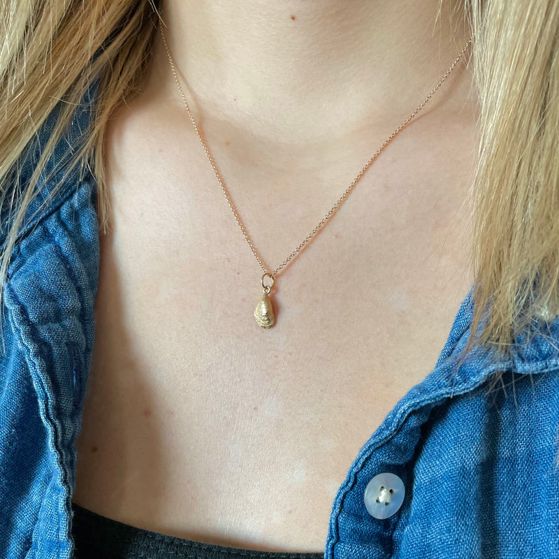Zebra Mussel Necklace