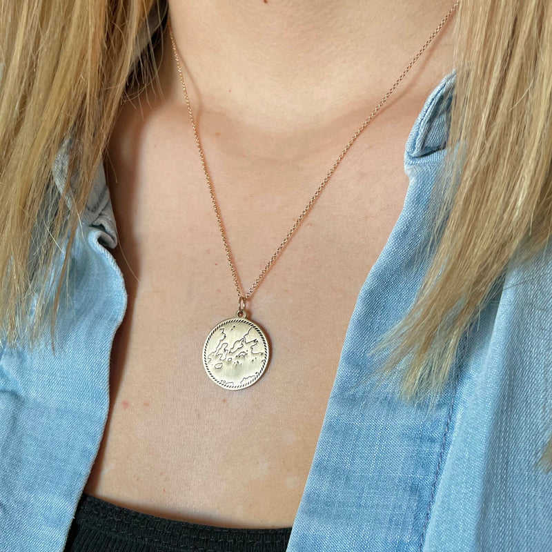 Friendship Islands Chart Necklace